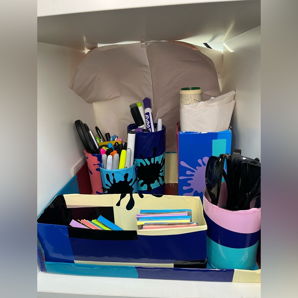 Fun Splat Colorful Desk Organizer Set - Picture 4 of 11